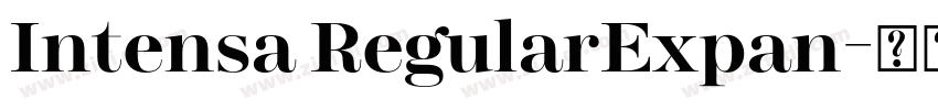 Intensa RegularExpan字体转换